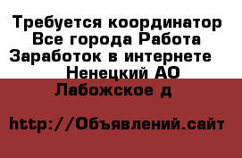 Требуется координатор - Все города Работа » Заработок в интернете   . Ненецкий АО,Лабожское д.